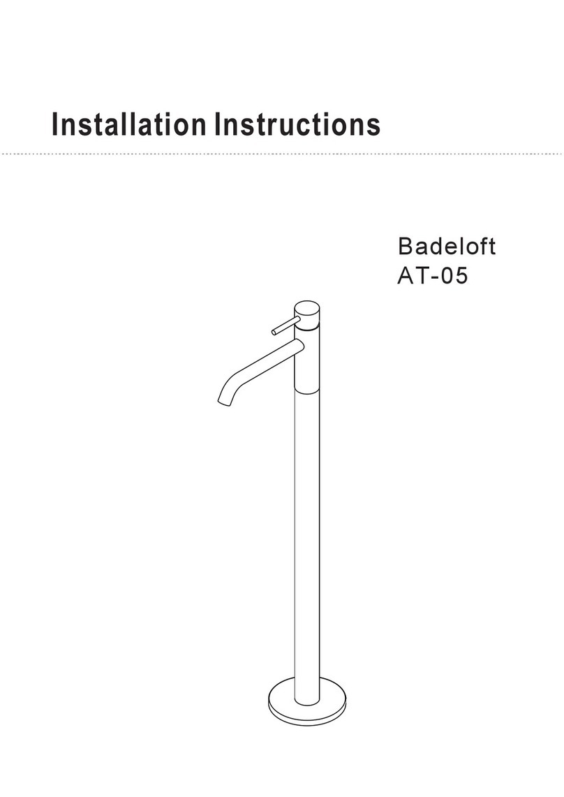 Badeloft AT-05 installation instructions