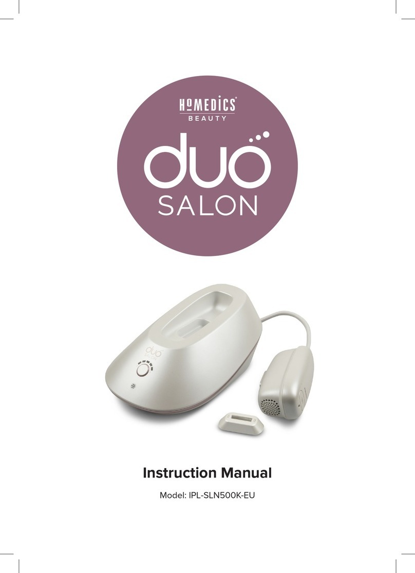 HoMedics Duo Salon IPL-SLN500K-EU instruction manual
