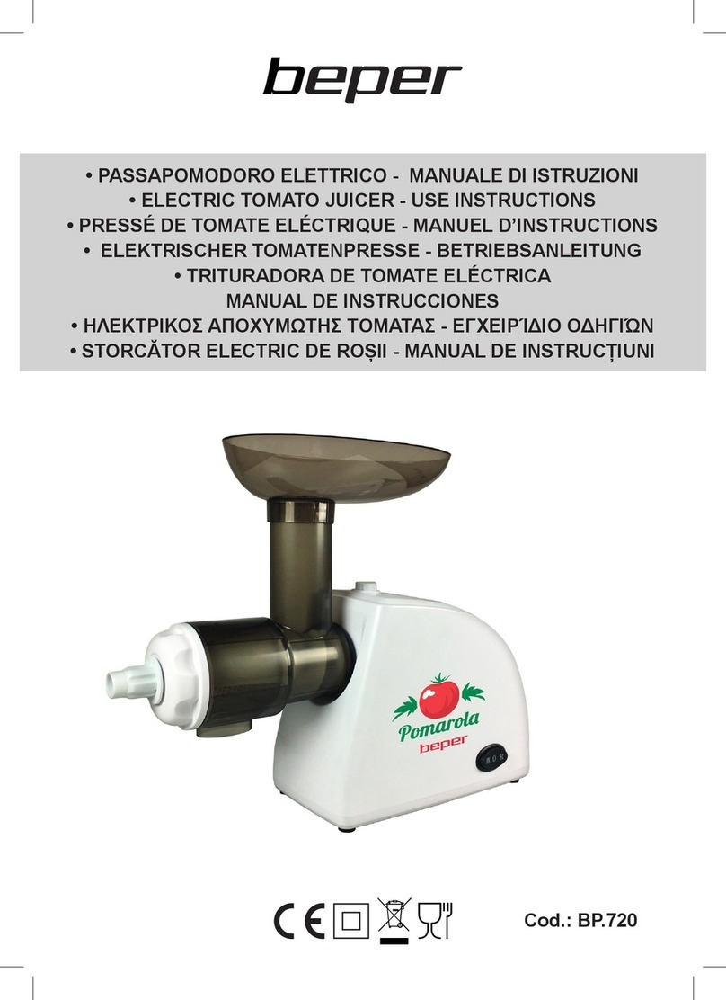 Beper Pomarola BP.720 use instructions