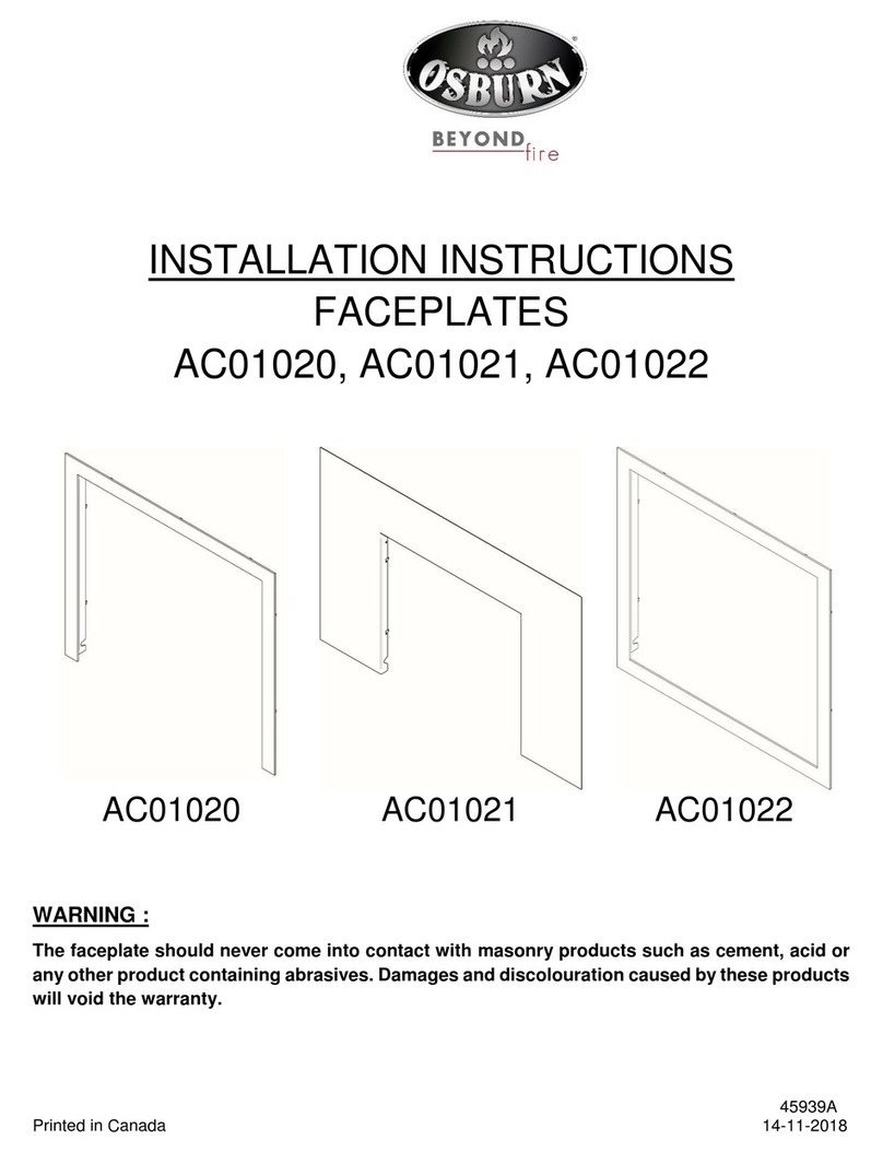 Osburn AC01021 installation instructions