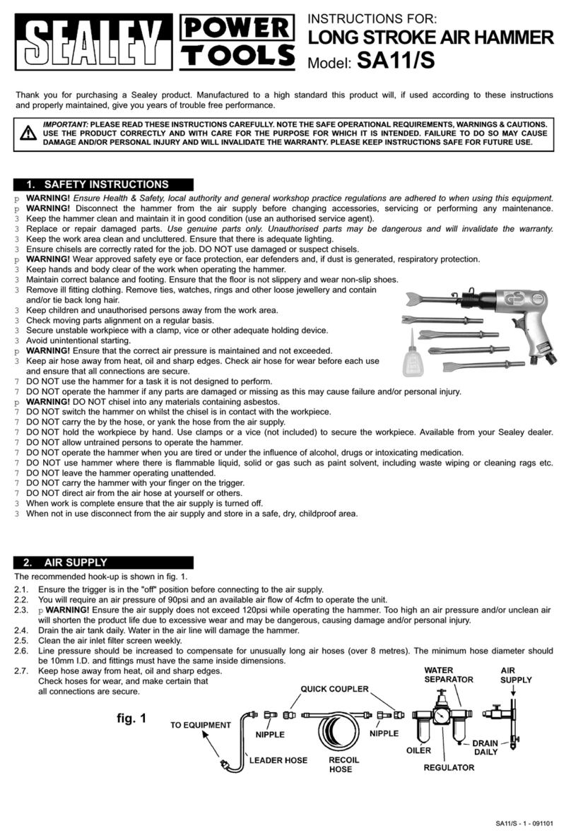 Sealey SA11/S User manual