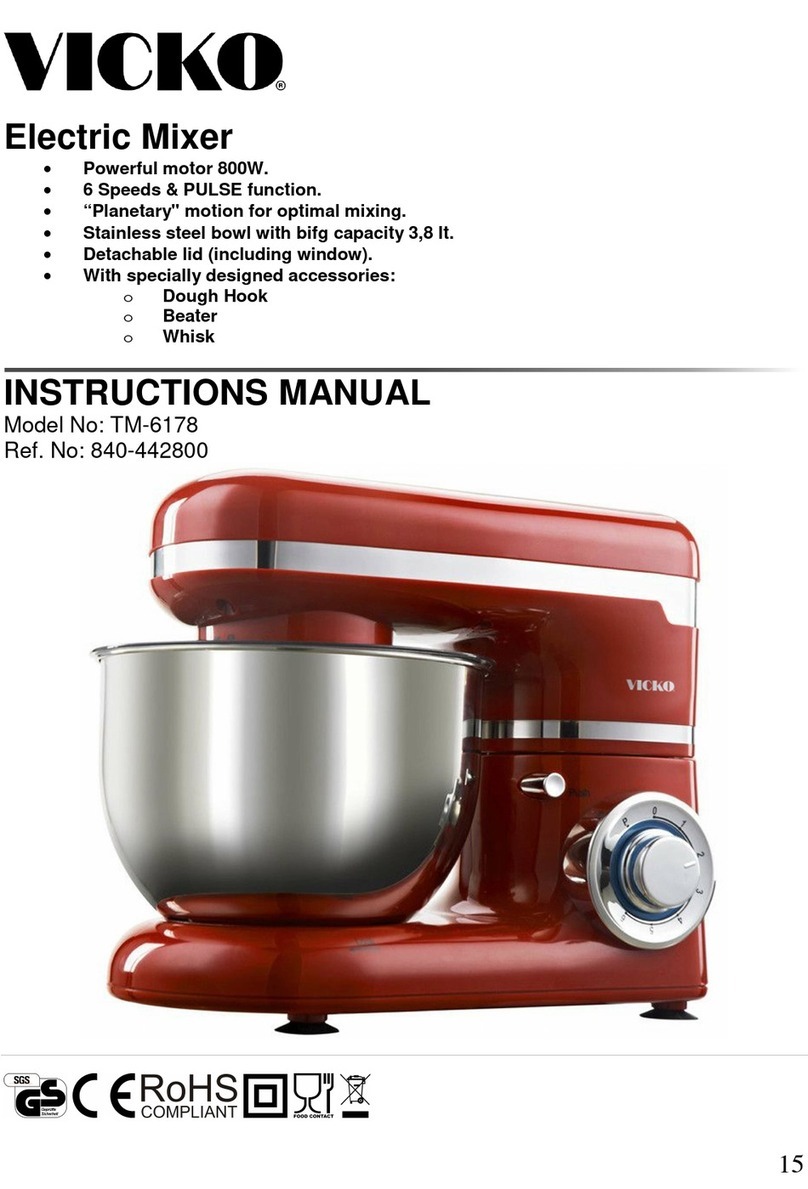 Vicko TM-6178 instruction manual