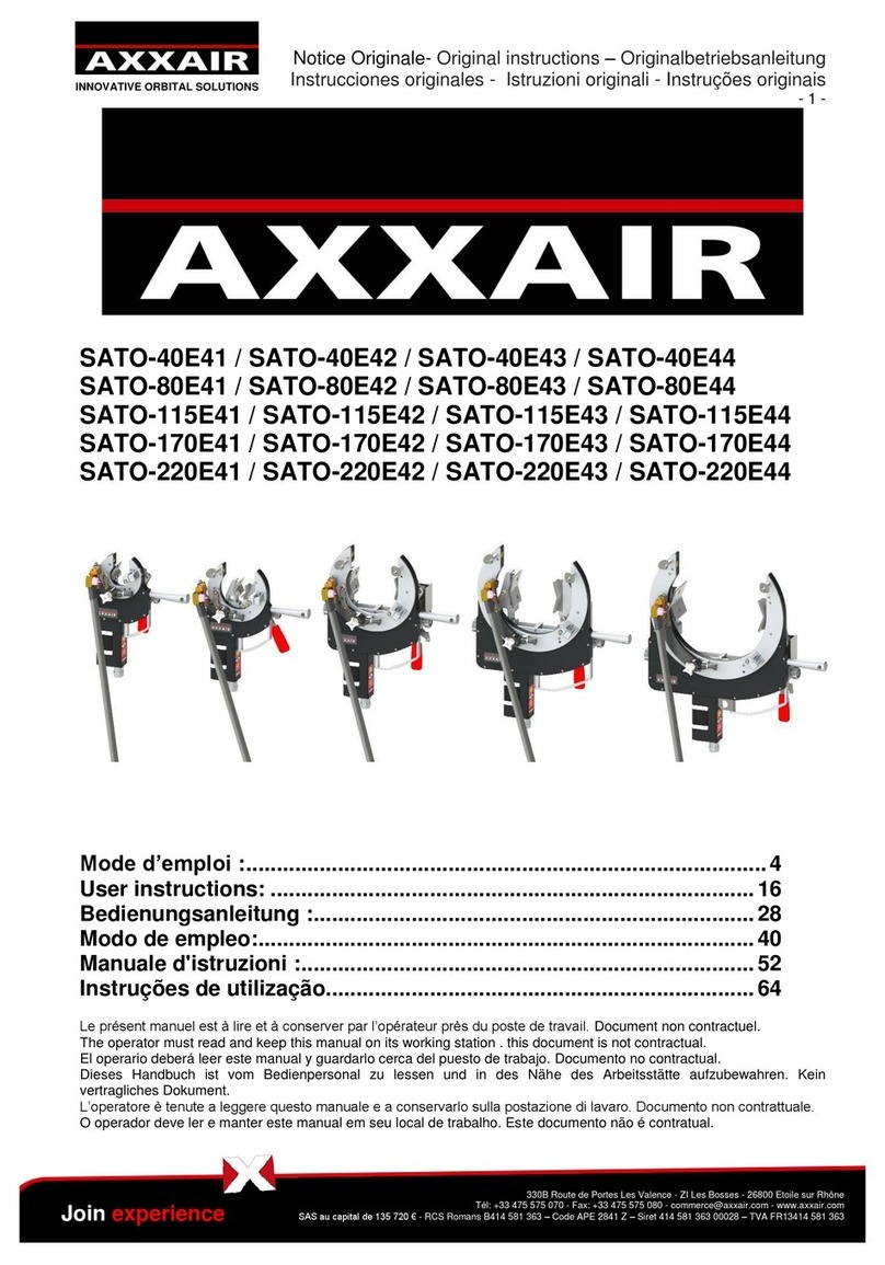 AXXAIR SATO-40E41 User manual