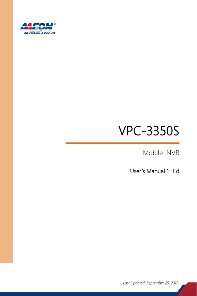 Asus Aaeon VPC-3350S user manual