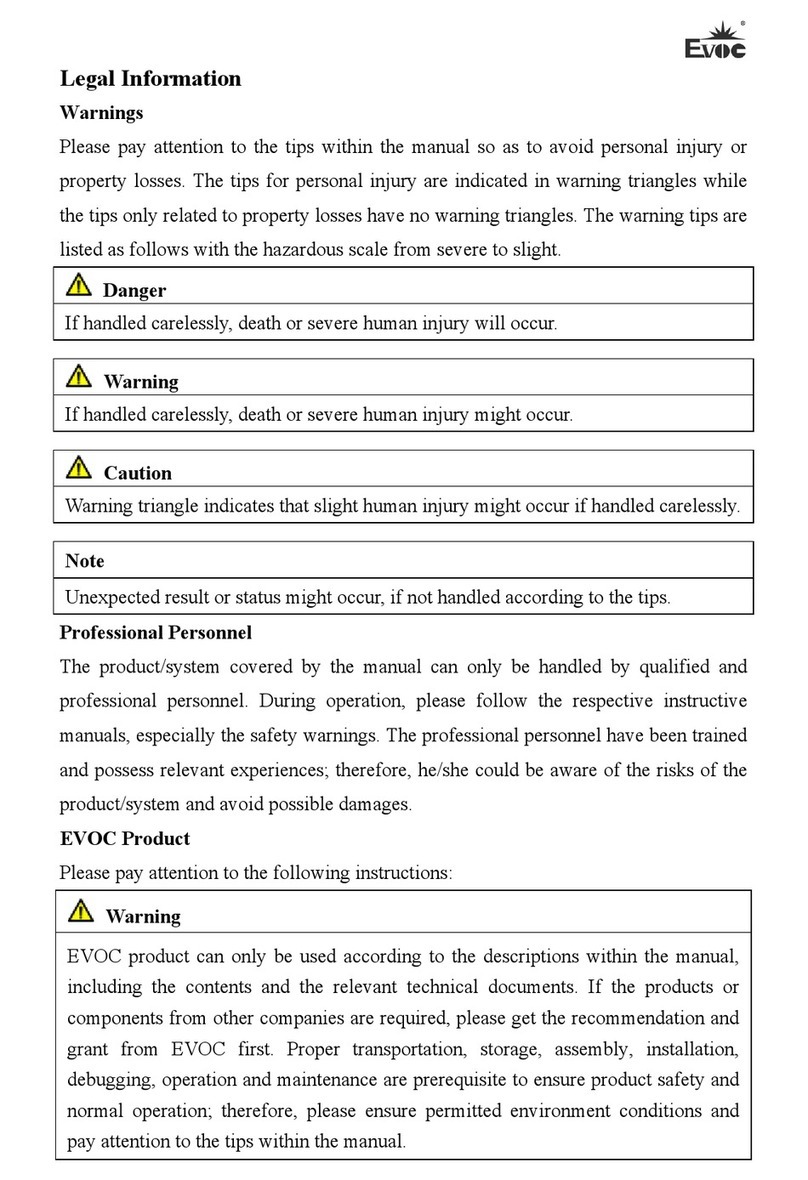 EVOC NPC-8220 manual