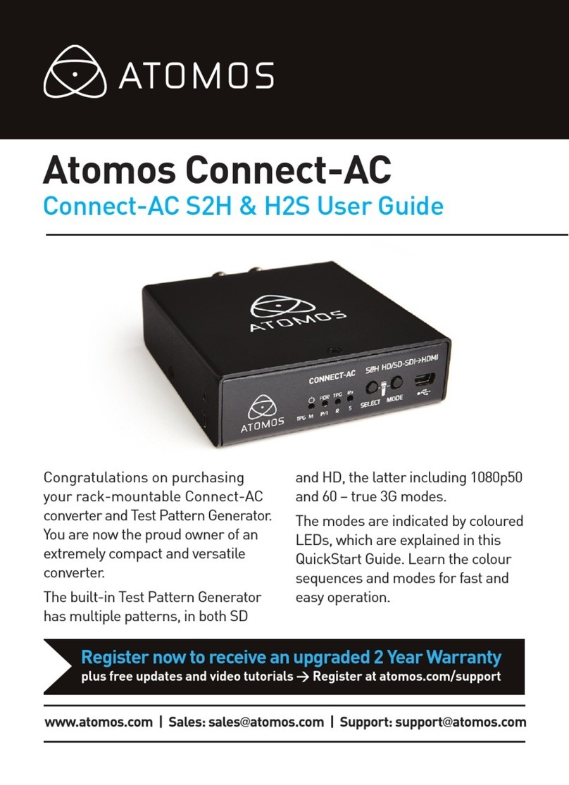 Atomos Connect-AC Series User manual
