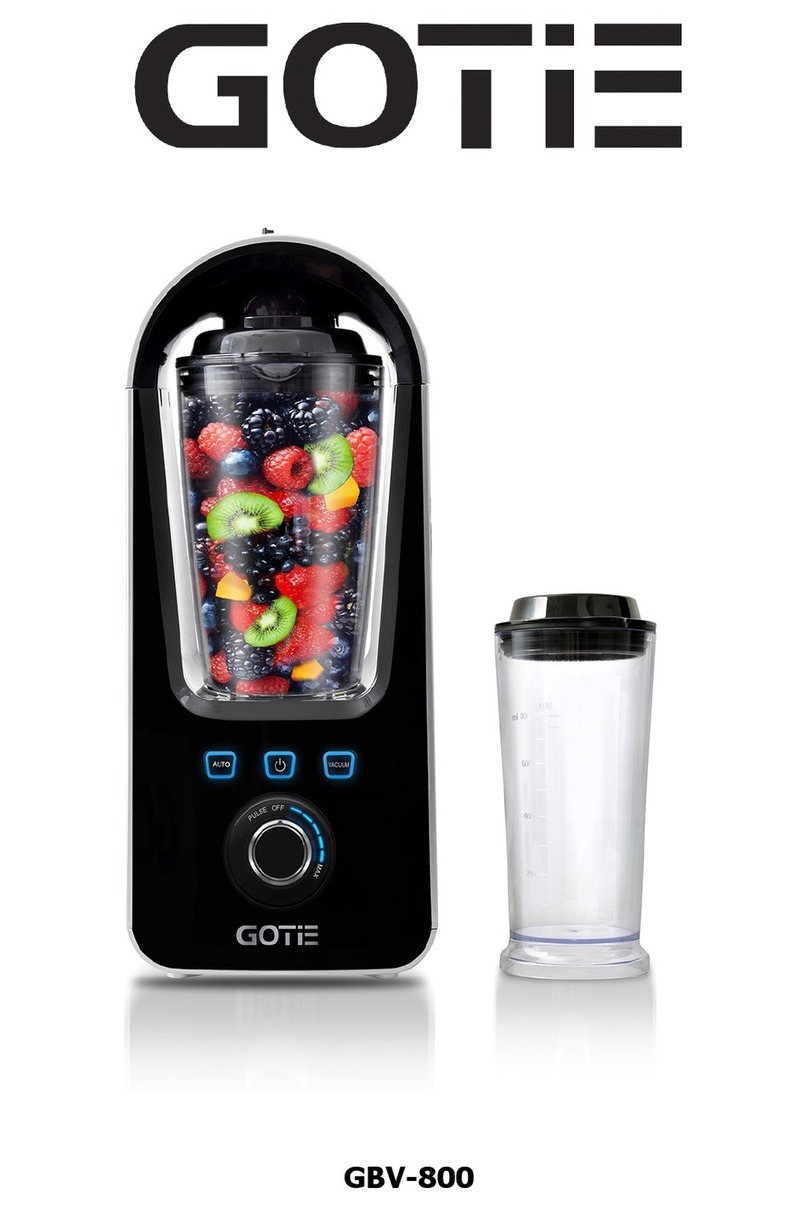 Gotie GBV-800 manual