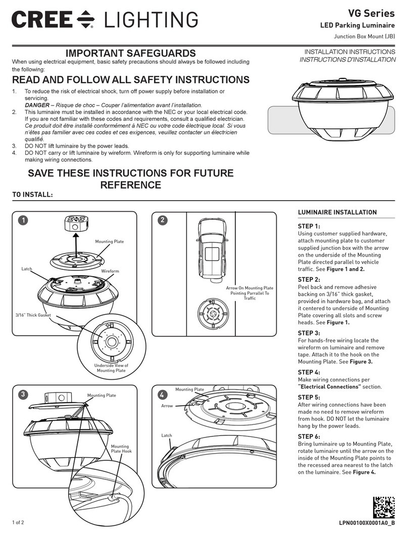 CREE LIGHTING VG Series User manual