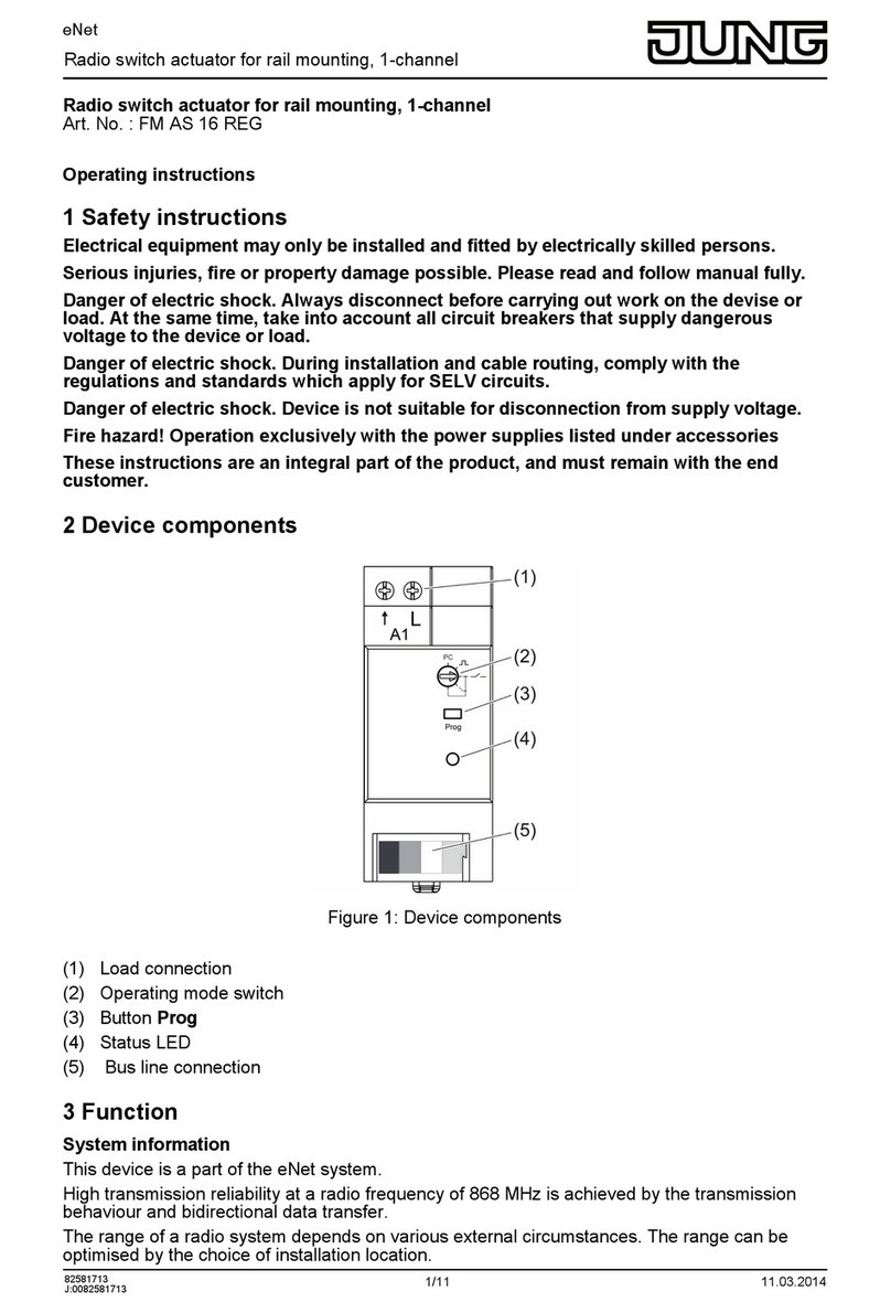 Jung eNet FM AS 16 REG User manual