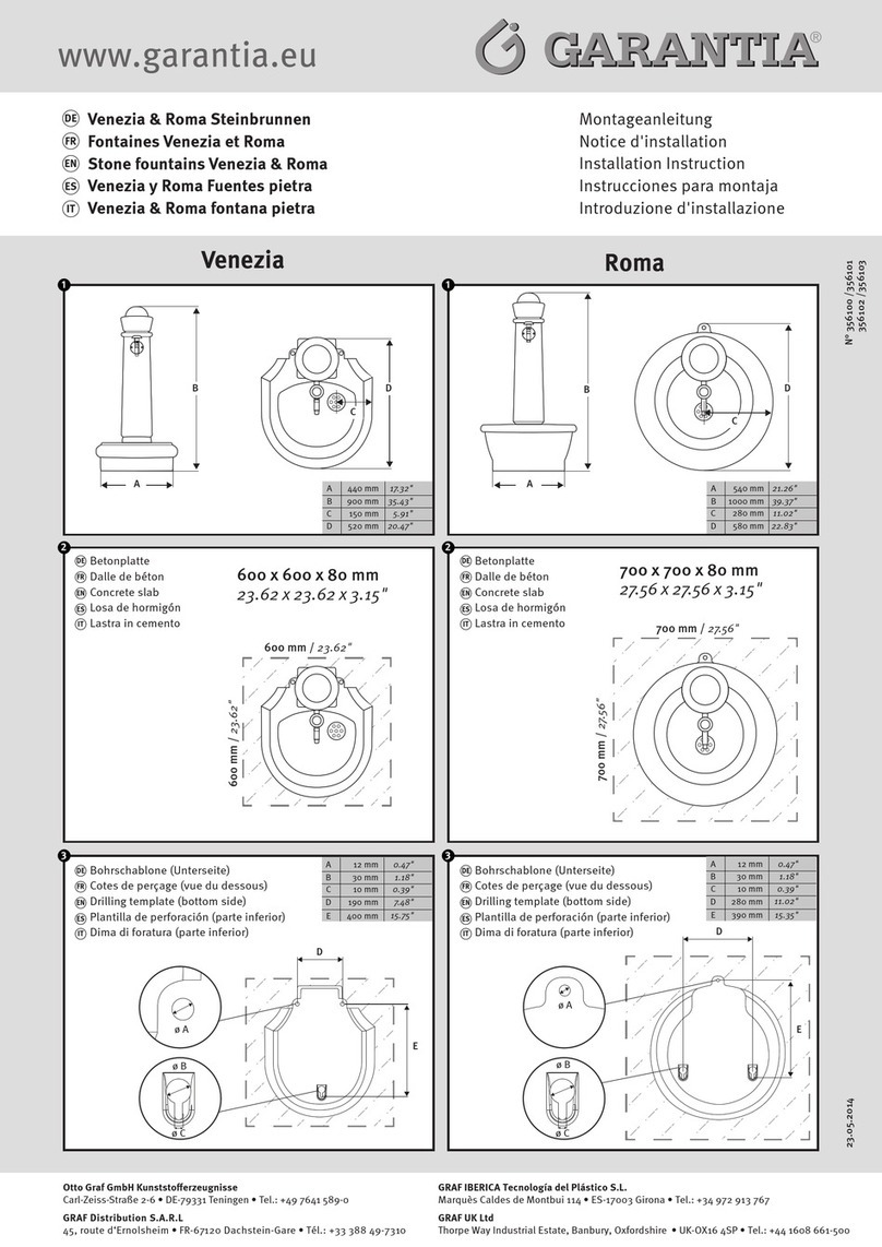 Garantia Venezia Installation instruction