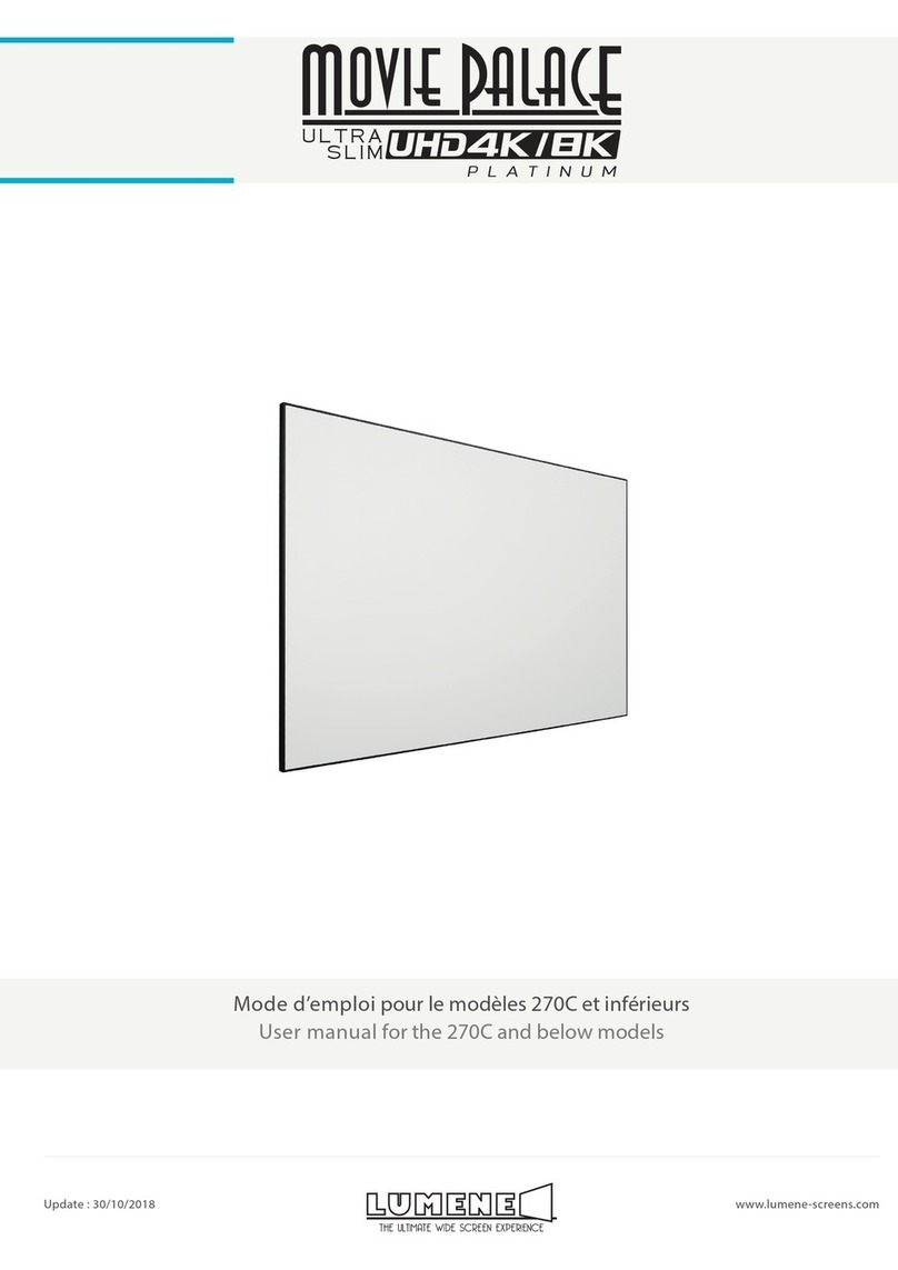 LUMENE Movie Palace Ultra Slim UHD 4K/8K Platinum... user manual