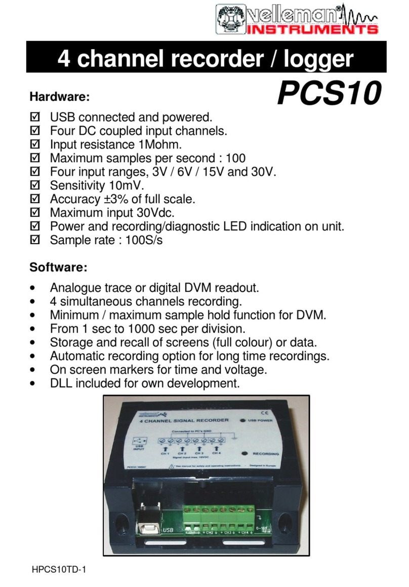 Velleman Instruments PCS10 manual
