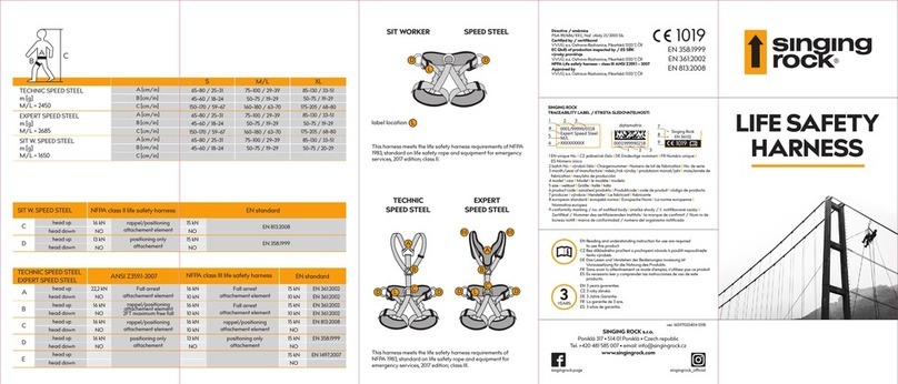 Singing rock SIT WORKER SPEED STEEL Instruction manual