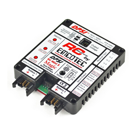 Emcotec RC Electronic DPSI RV Mini Series operating instructions