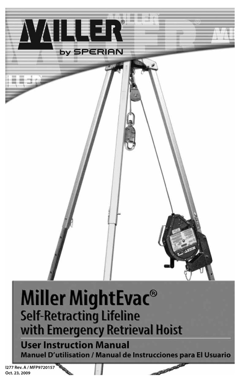 Sperian MILLER MIGHTEVAC User instruction manual Sperian MILLER MIGHTEVAC User instruction manual