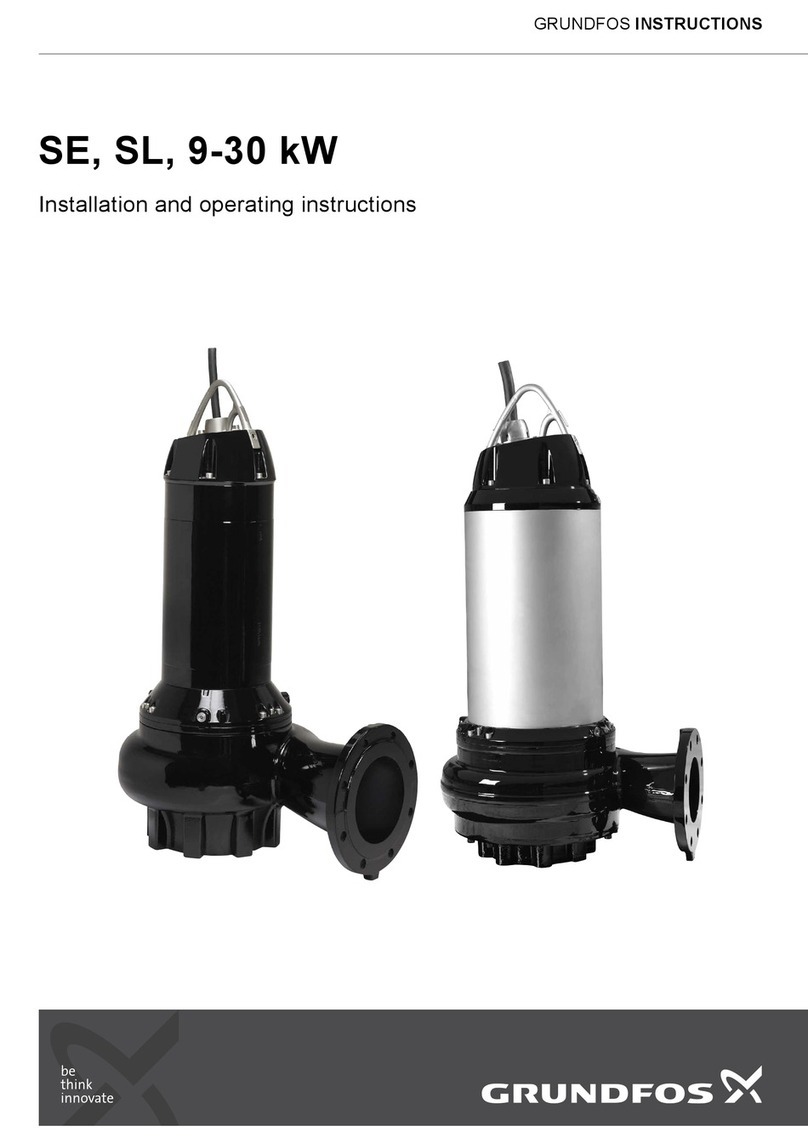 Grundfos SE Series User manual Grundfos SE Series User manual