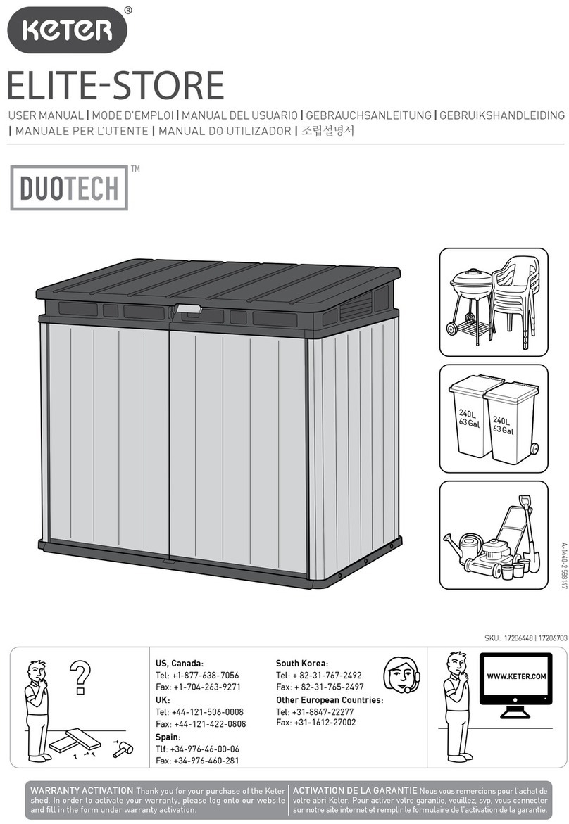 Keter ELITE-STORE User manual