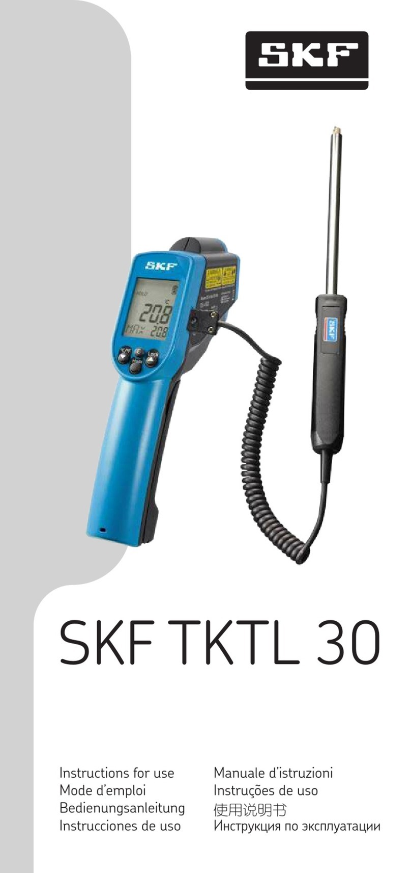 SKF TKTL 30 User manual
