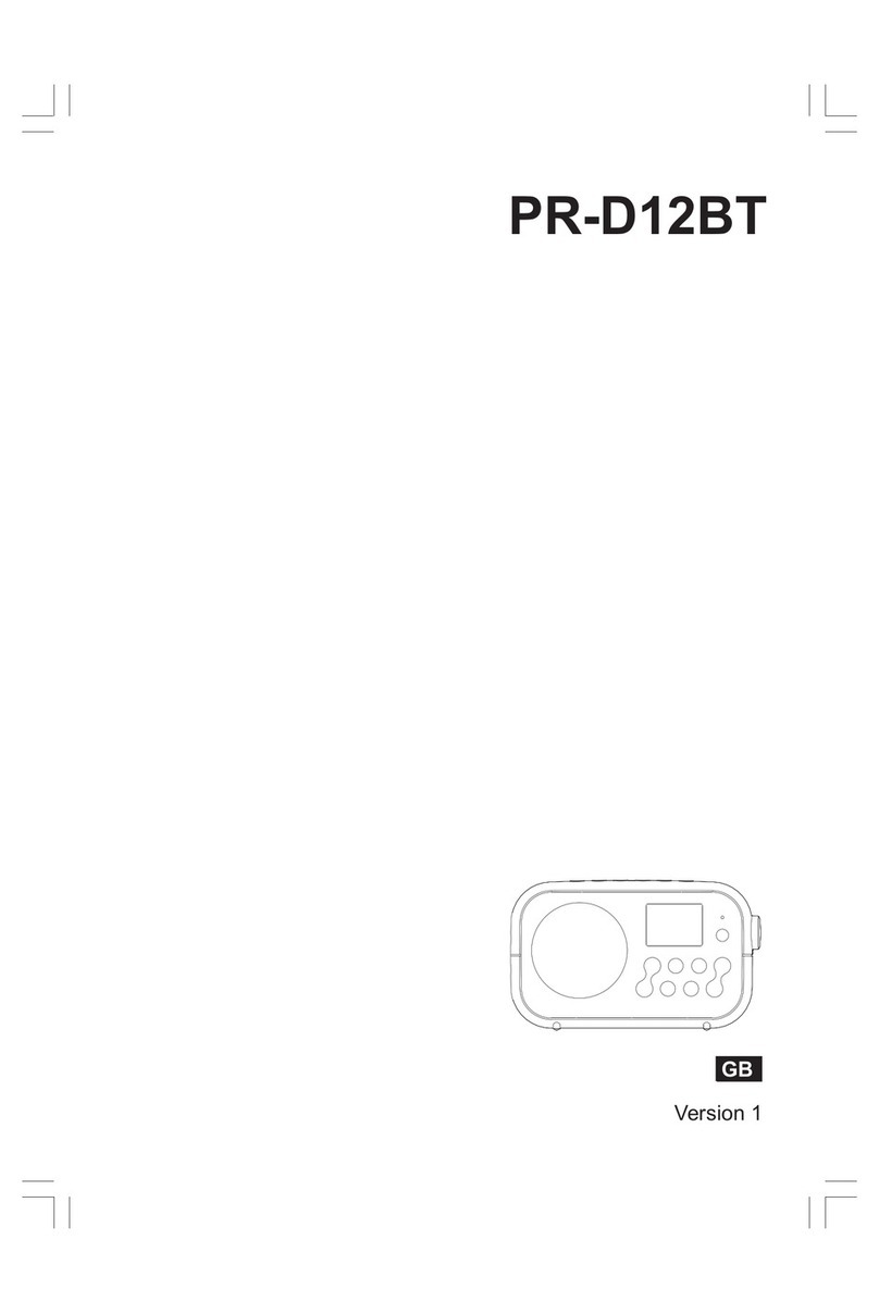 Sangean PR-D12BT User manual Sangean PR-D12BT User manual