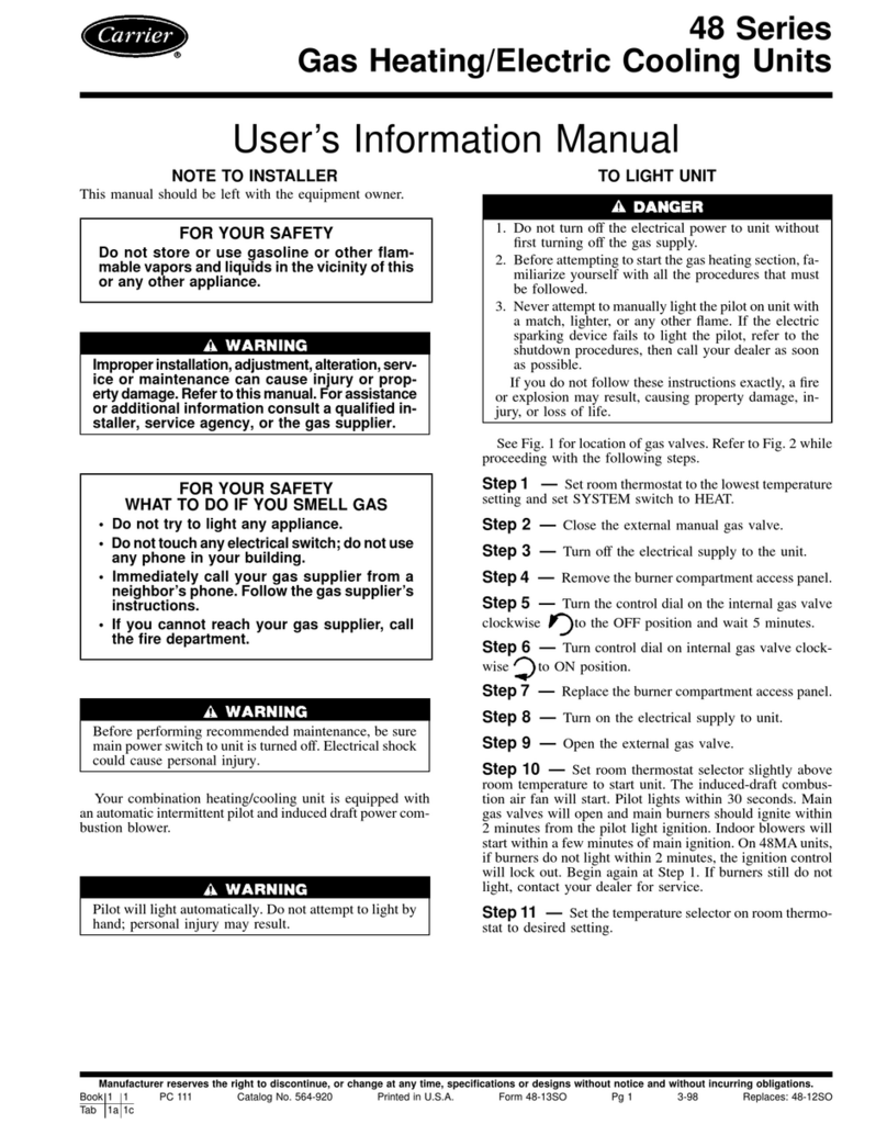 Carrier 48MA Guide Carrier 48MA Guide
