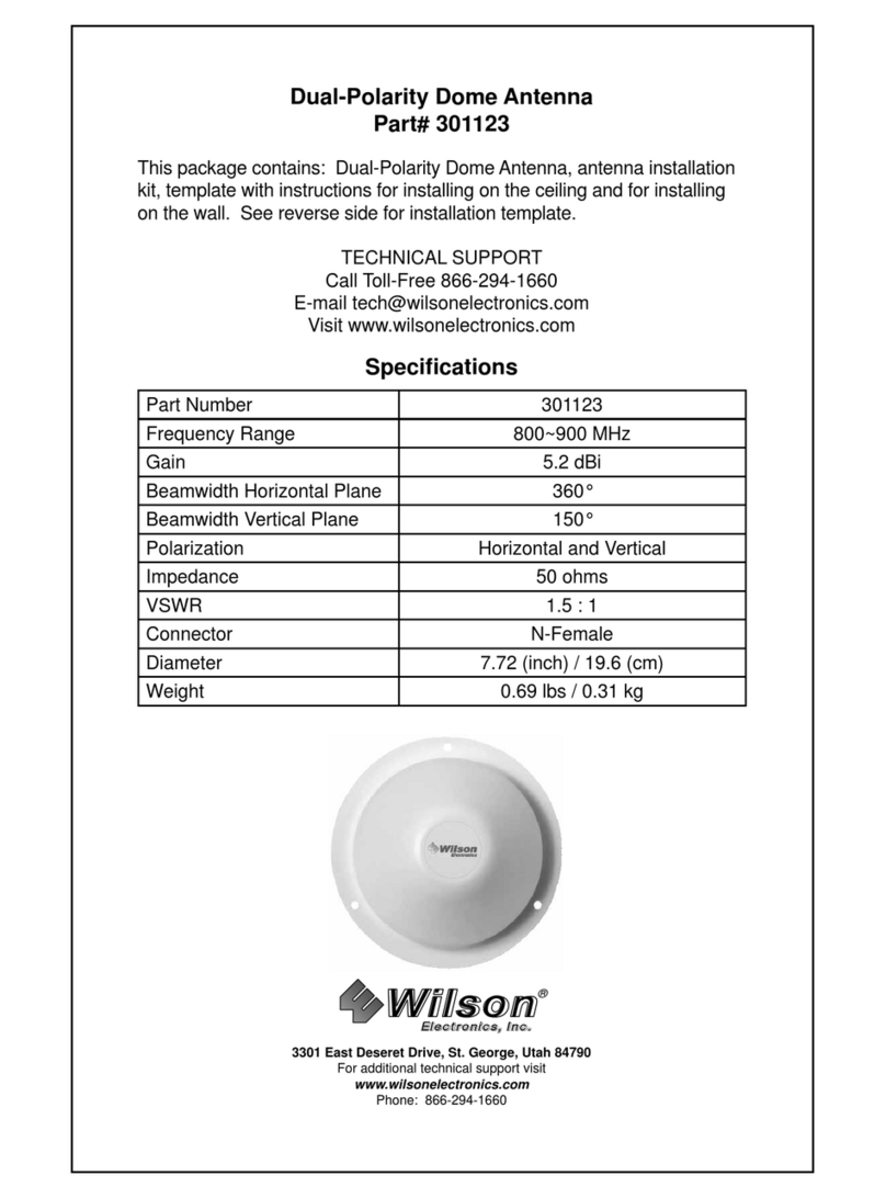 Wilson Electronics 301123 User manual