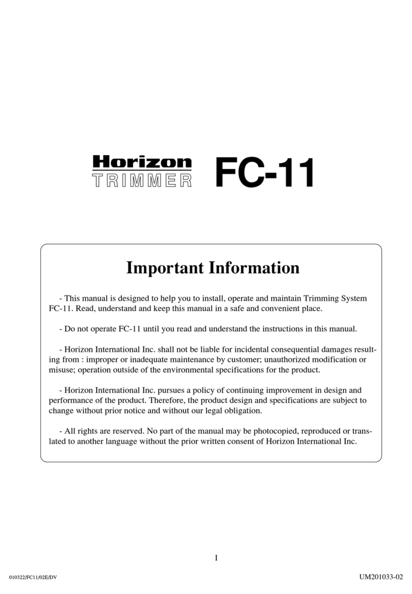 Horizon Fitness FC-11 manual