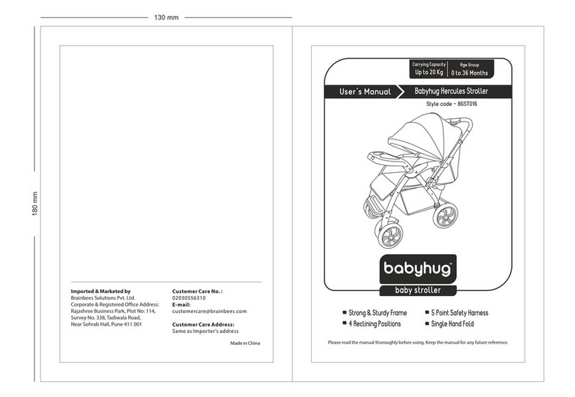 Babyhug BGST016 user manual