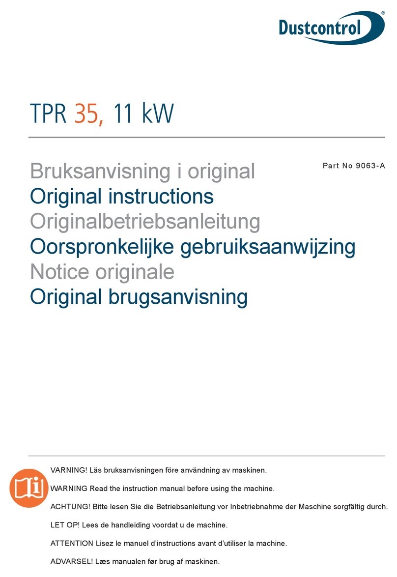 Dustcontrol TPR 35 Original instructions