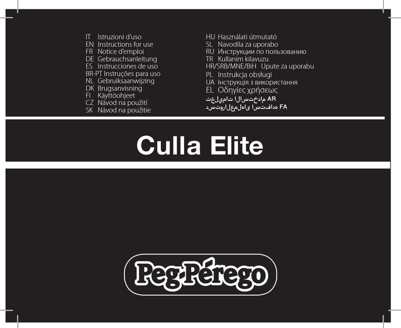 Peg-Perego Culla Elite User manual Peg-Perego Culla Elite User manual