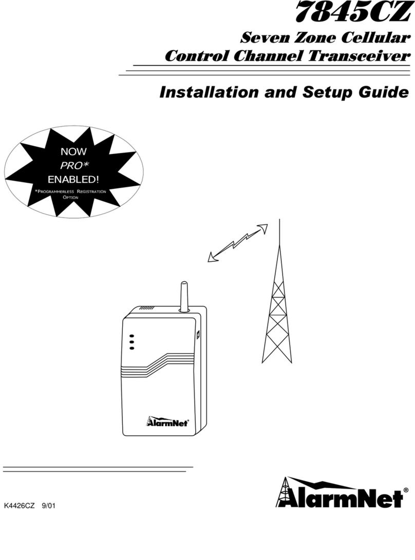ADEMCO 7845CZ Installation and setup guide
