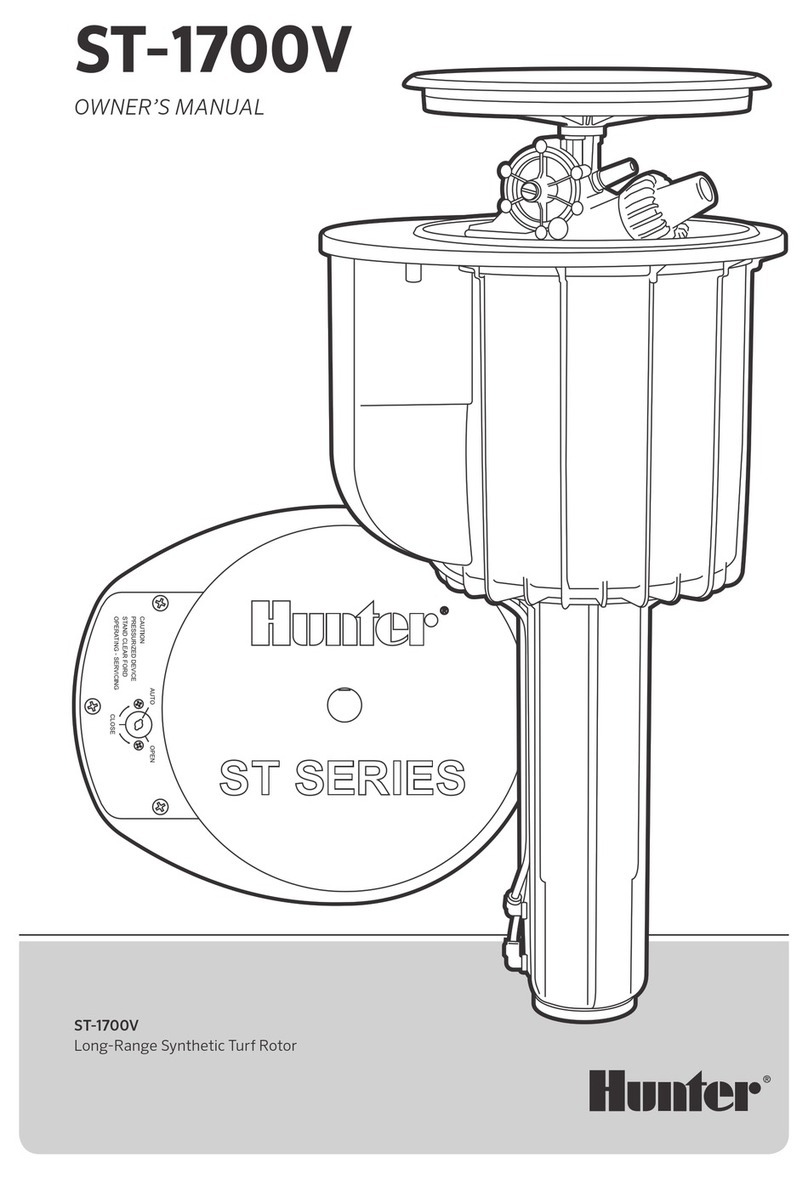 Hunter ST-1700V User manual