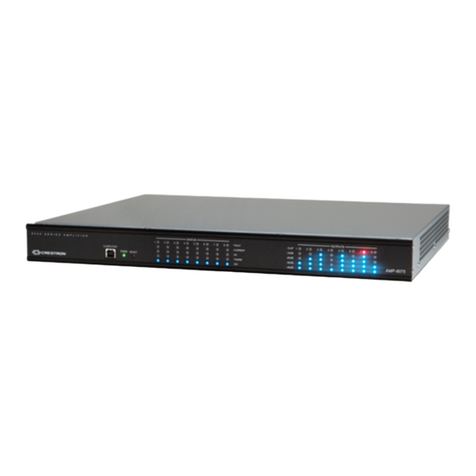 Crestron AMP-8075 User manual