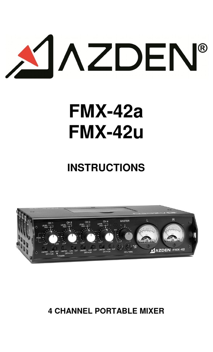 Azden FMX-42a instructions