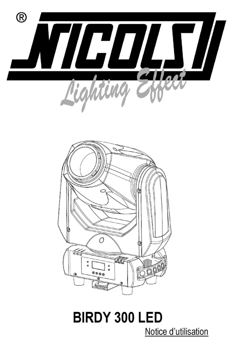Nicols BIRDY 300 LED user guide
