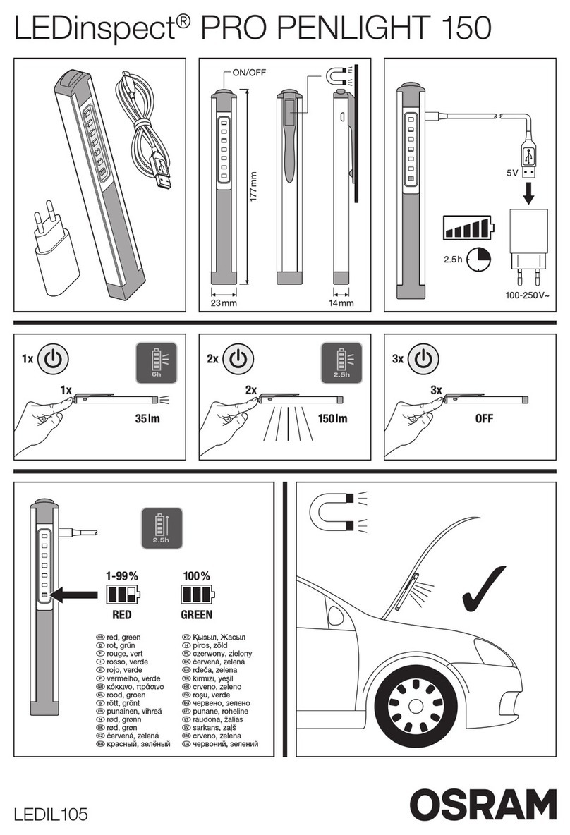 Osram LEDinspect PRO PENLIGHT 150 user manual