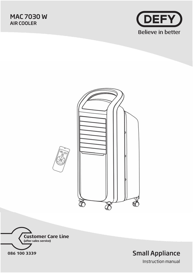 Defy MAC 7030 W User manual