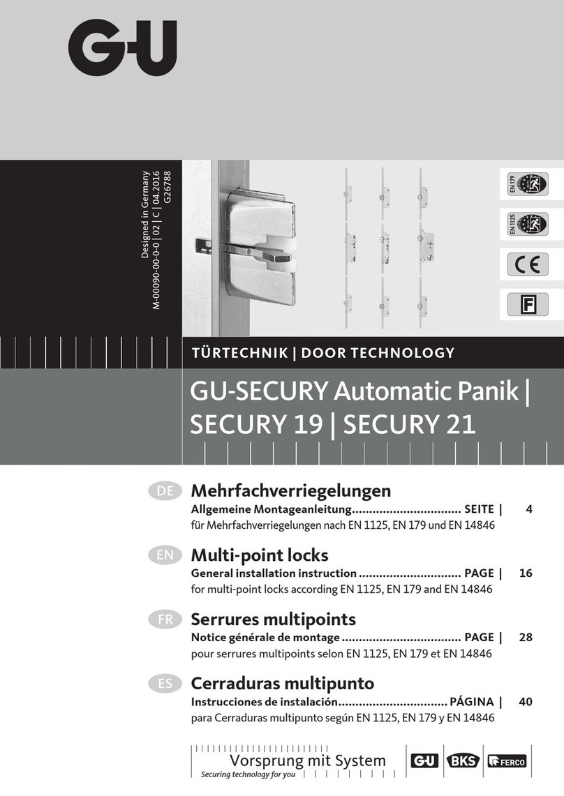 G-U Secury 19 installation instructions