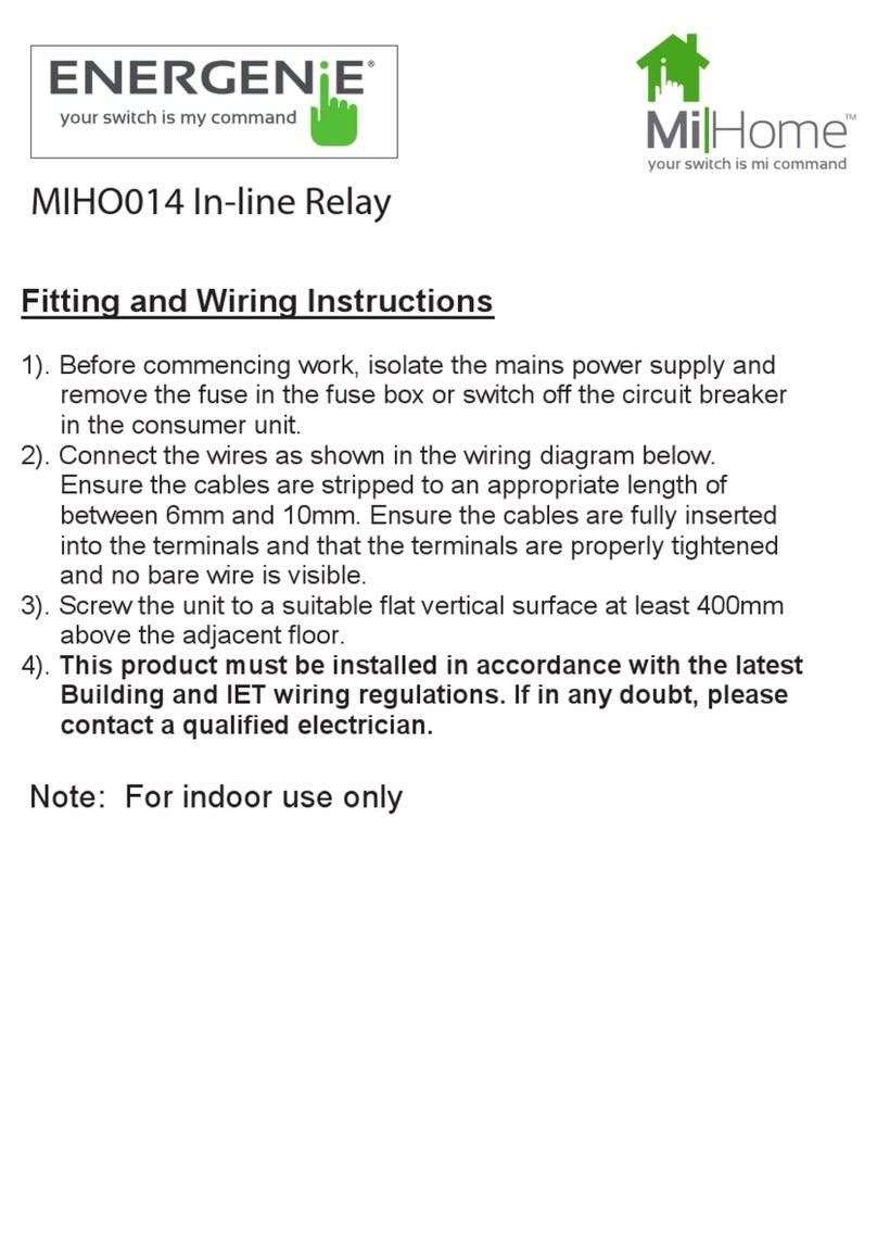 Energenie MIHO014 User manual