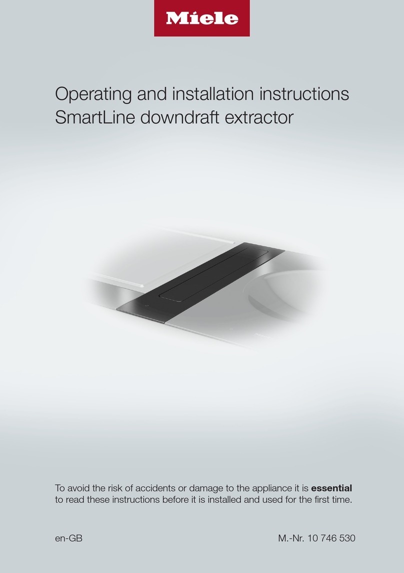 Miele SmartLine CSDA 7000 User manual
