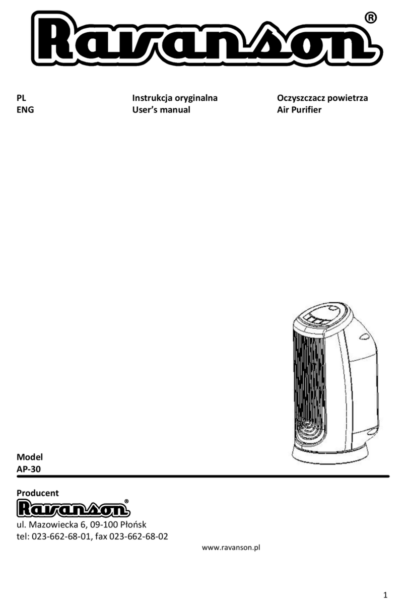 Ravanson AP-30 user manual