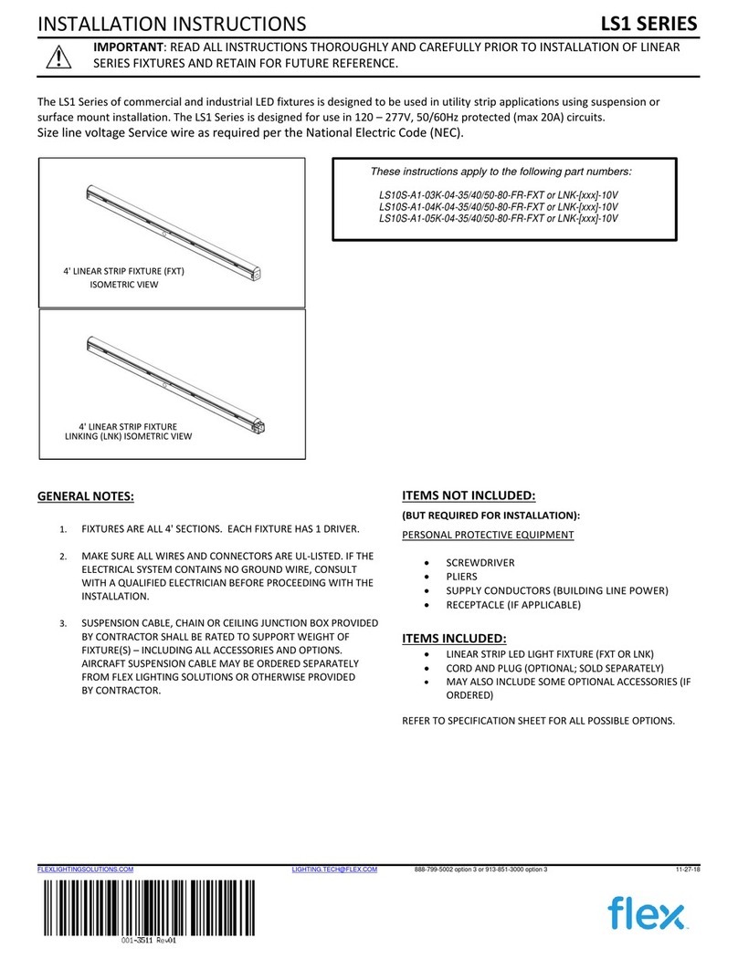 Flex LS10S-A1-03K-04-35-80-FR-FXT installation instructions