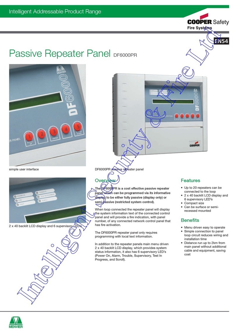 Cooper DF6000PR manual