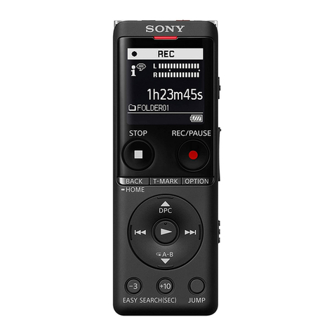 Sony ICD-UX570 Reference guide