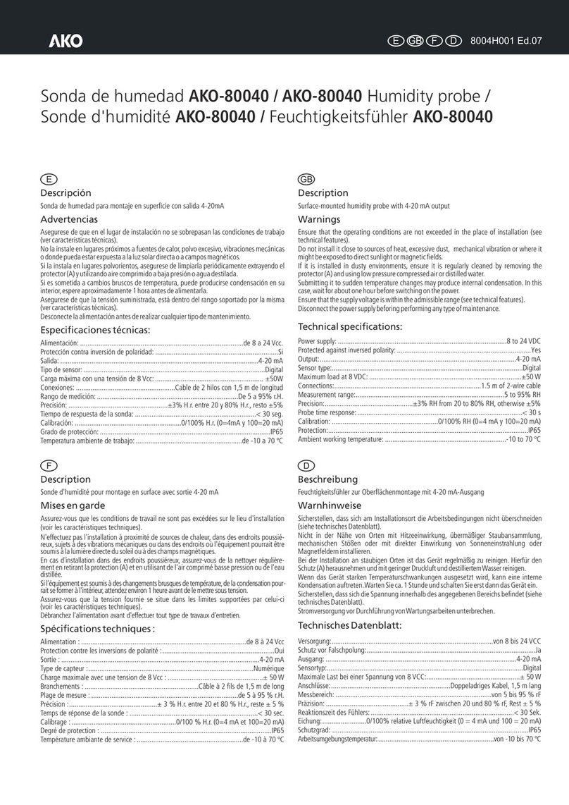 AKO AKO-80040 manual