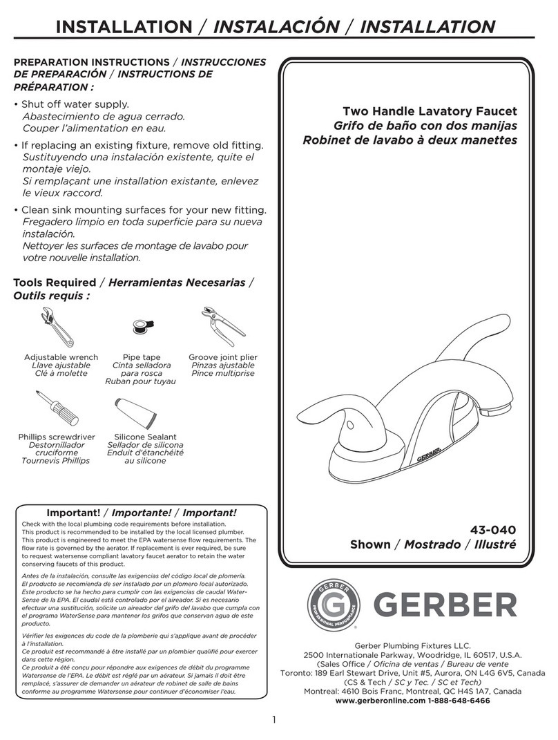 Gerber 43-040 User manual