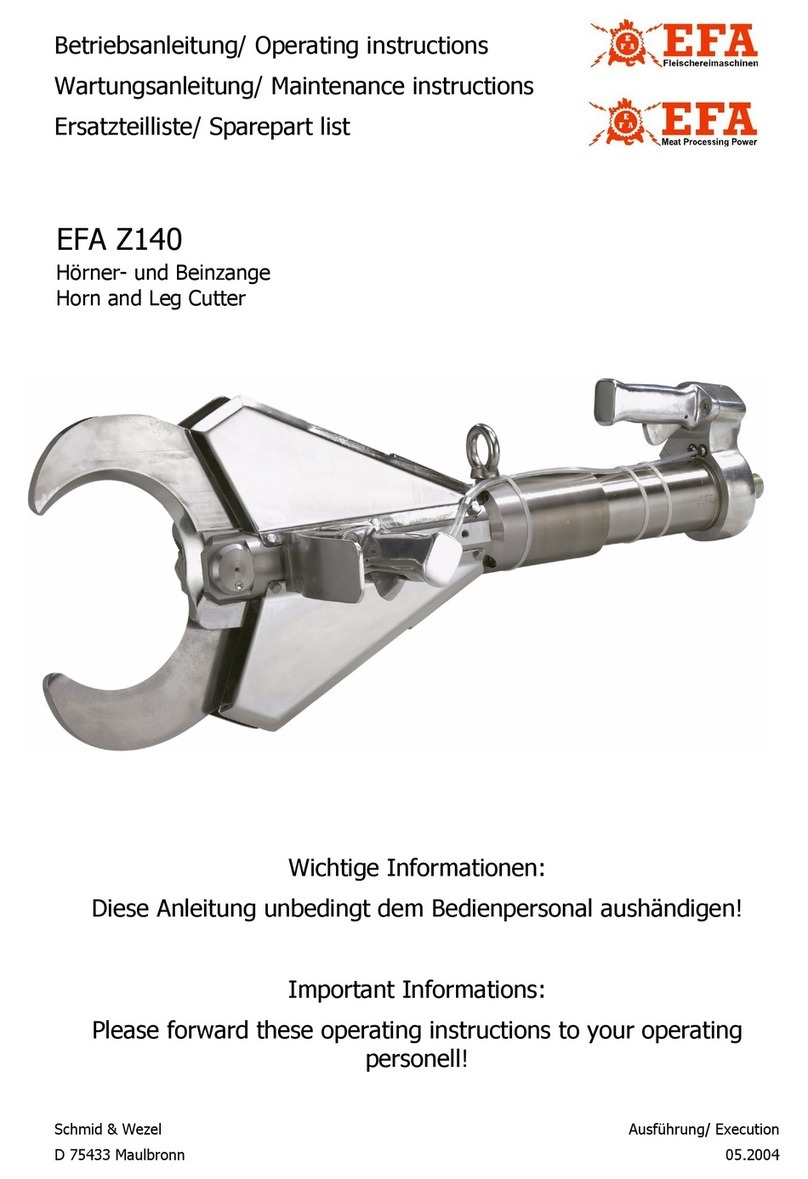 EFA Z140 operating instructions