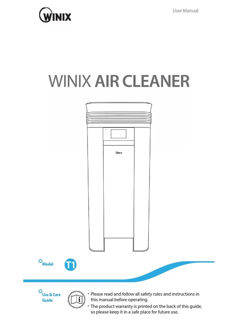 Winix T1 user manual