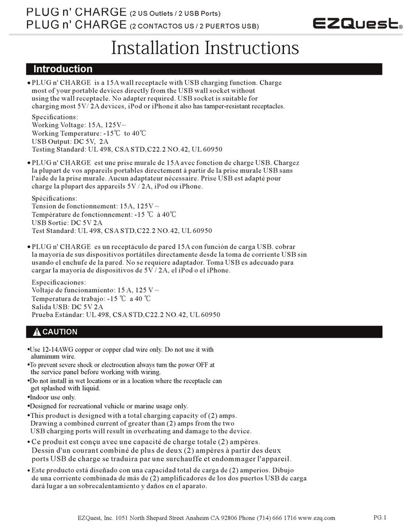 Ezquest Plug n' Charge X73692 installation instructions
