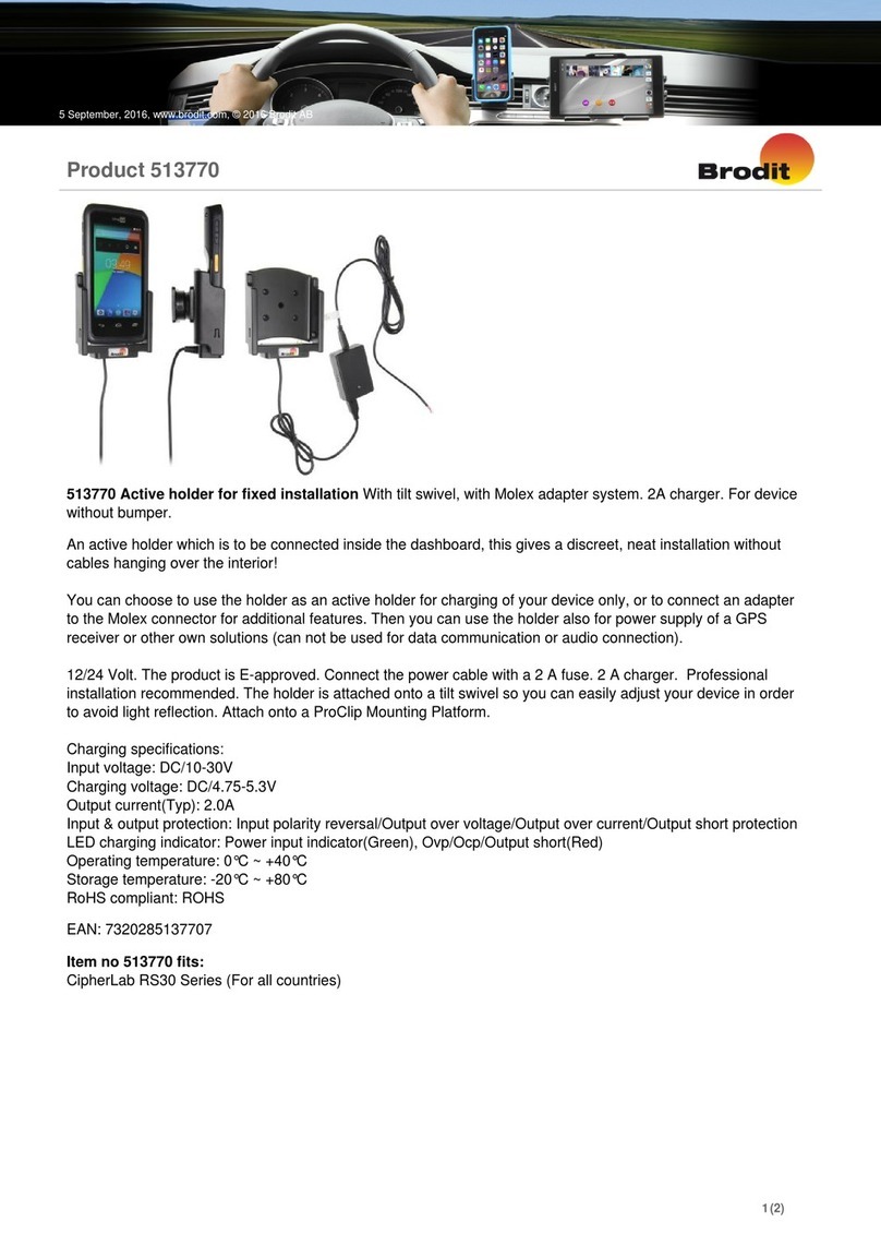 Brodit 513770 User manual