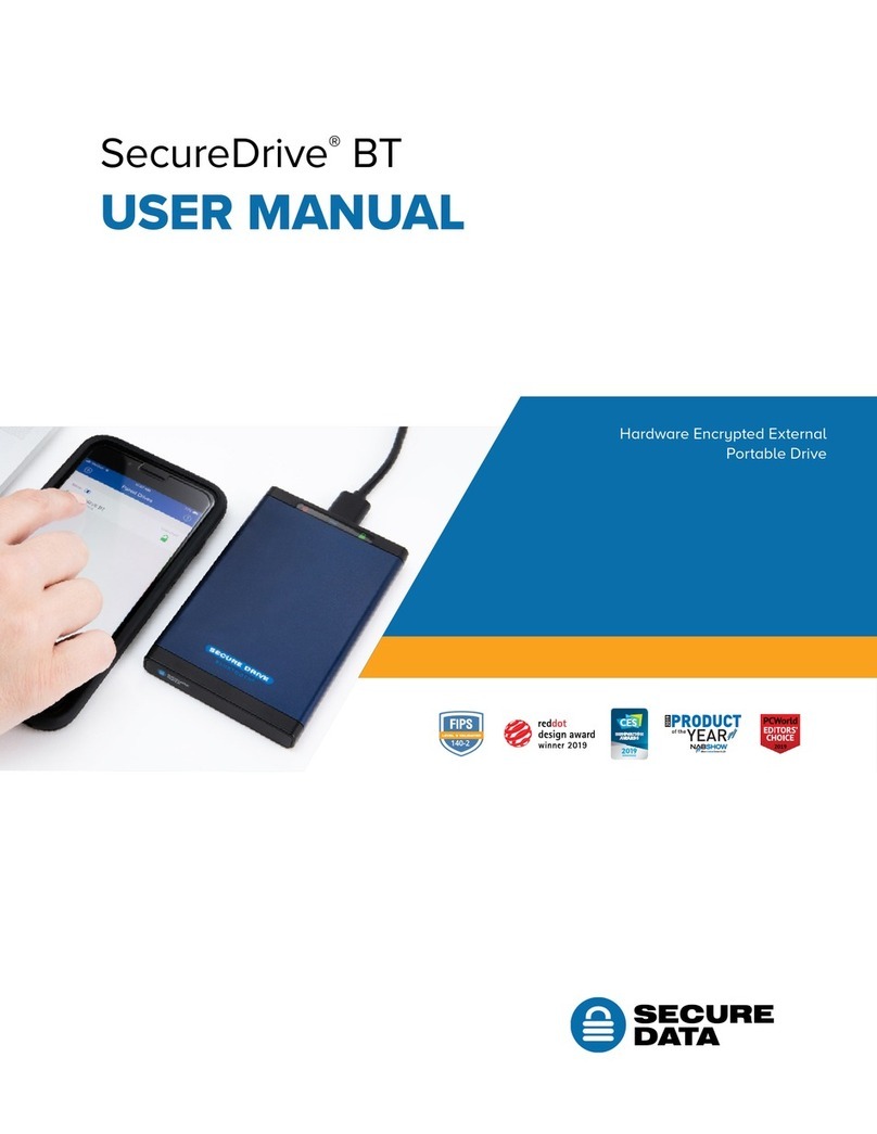 SecureData SecureDrive BT User manual